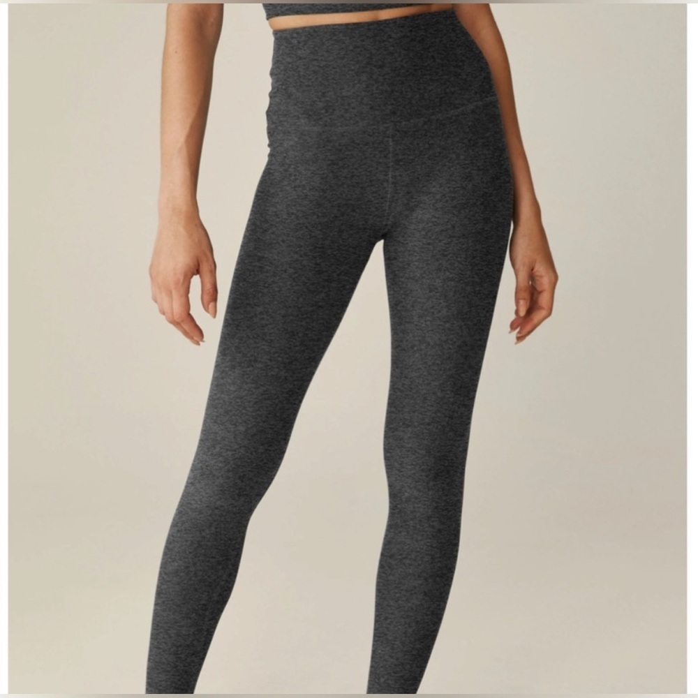 Beyond Yoga Spacedye Black Charcoal Vitalize Full Length Legging Size Small - Picture 2 of 11